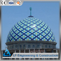 Projete o lindo cúpula da mesquita para o material do telhado da igreja